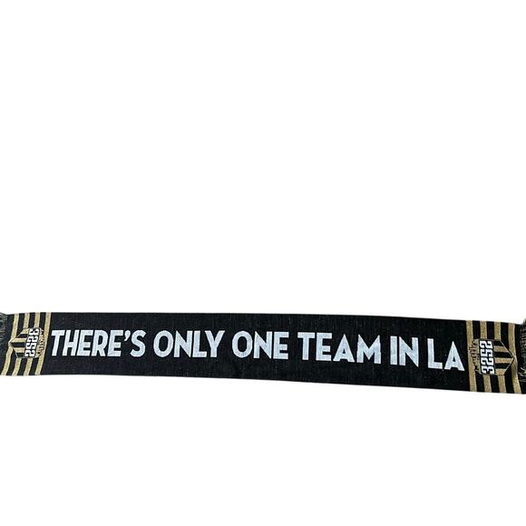 The 3252 Supporters Shield Scarf Unisex Black White Gold One Size - Picture 5 of 5